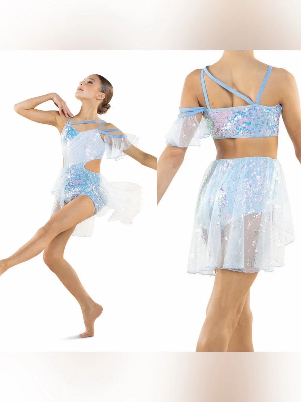 Revolution Tenth House dance costume blue WIND CHILL TH26298 XLA adult